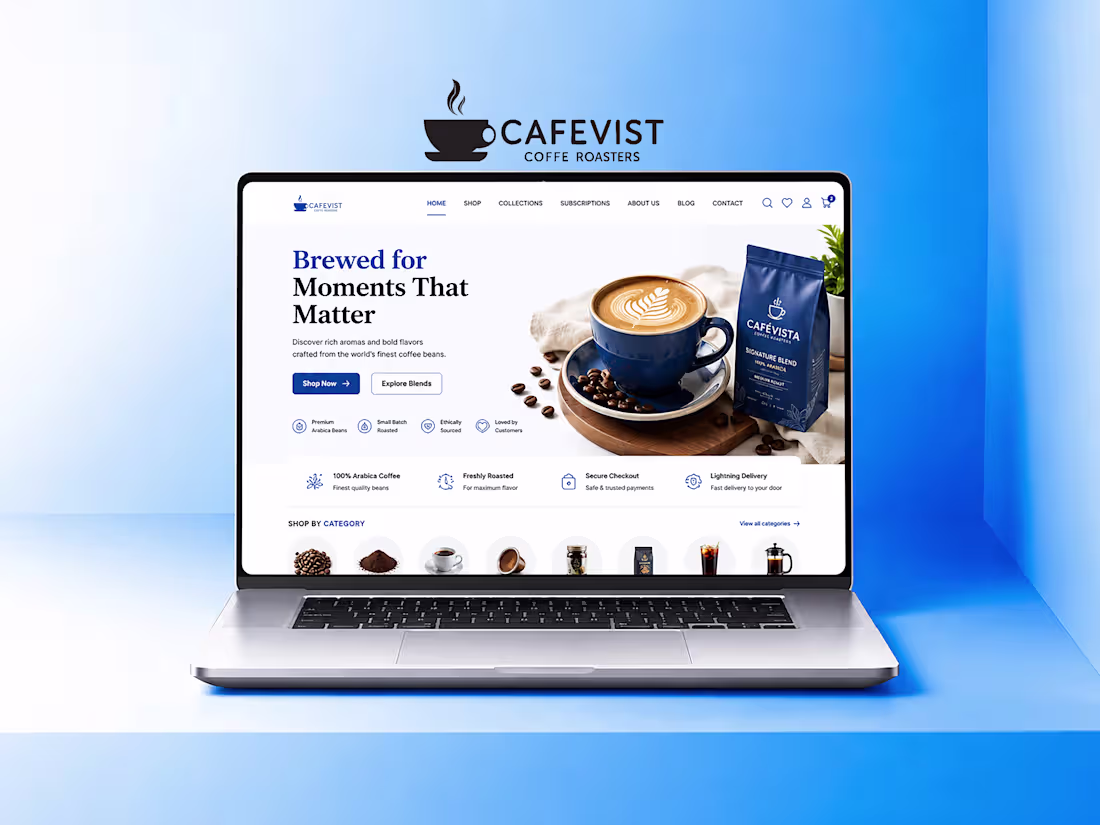 Cover image for CafeVista | Full Stack Coffee
