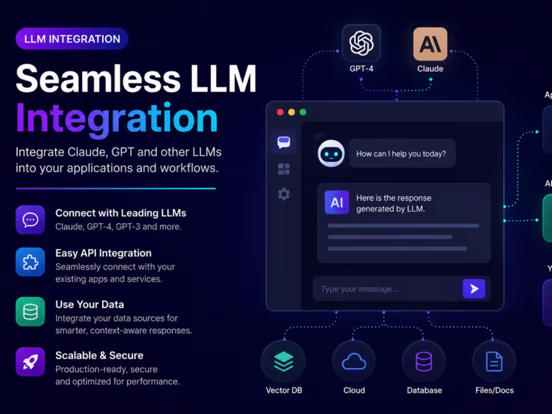 Cover image for LLM integration services