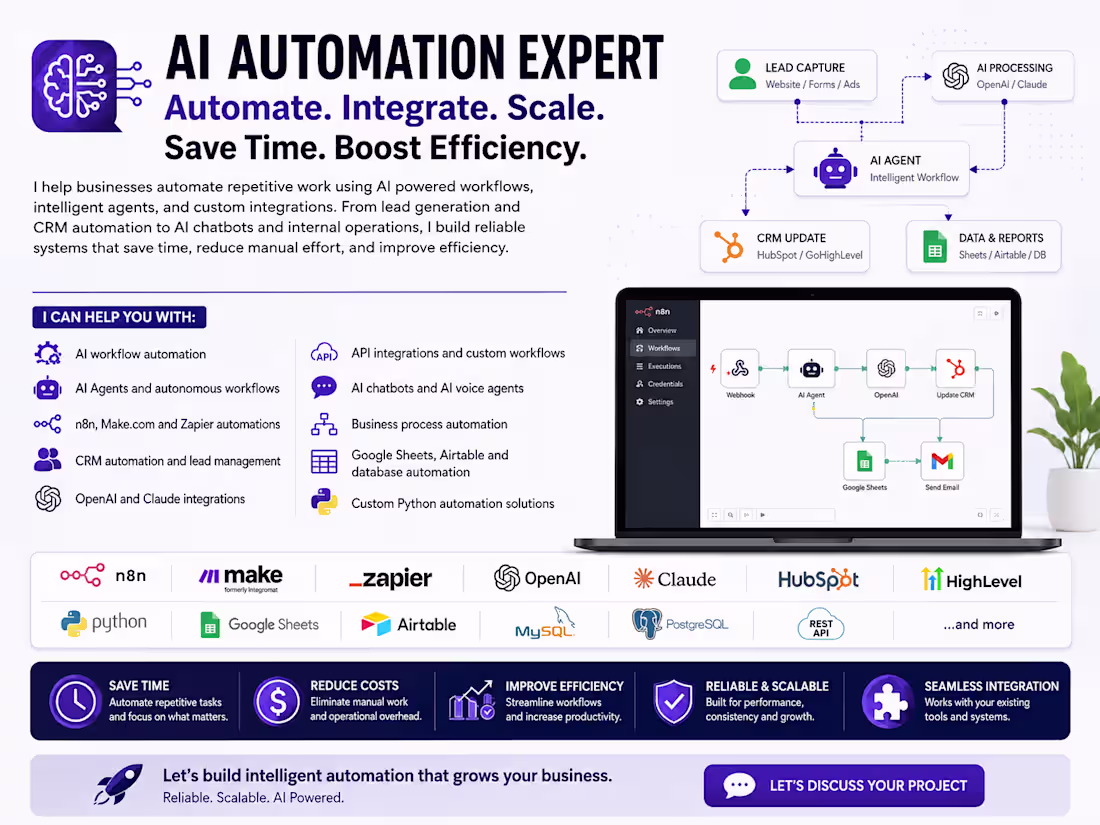 Cover image for AI Automation Expert