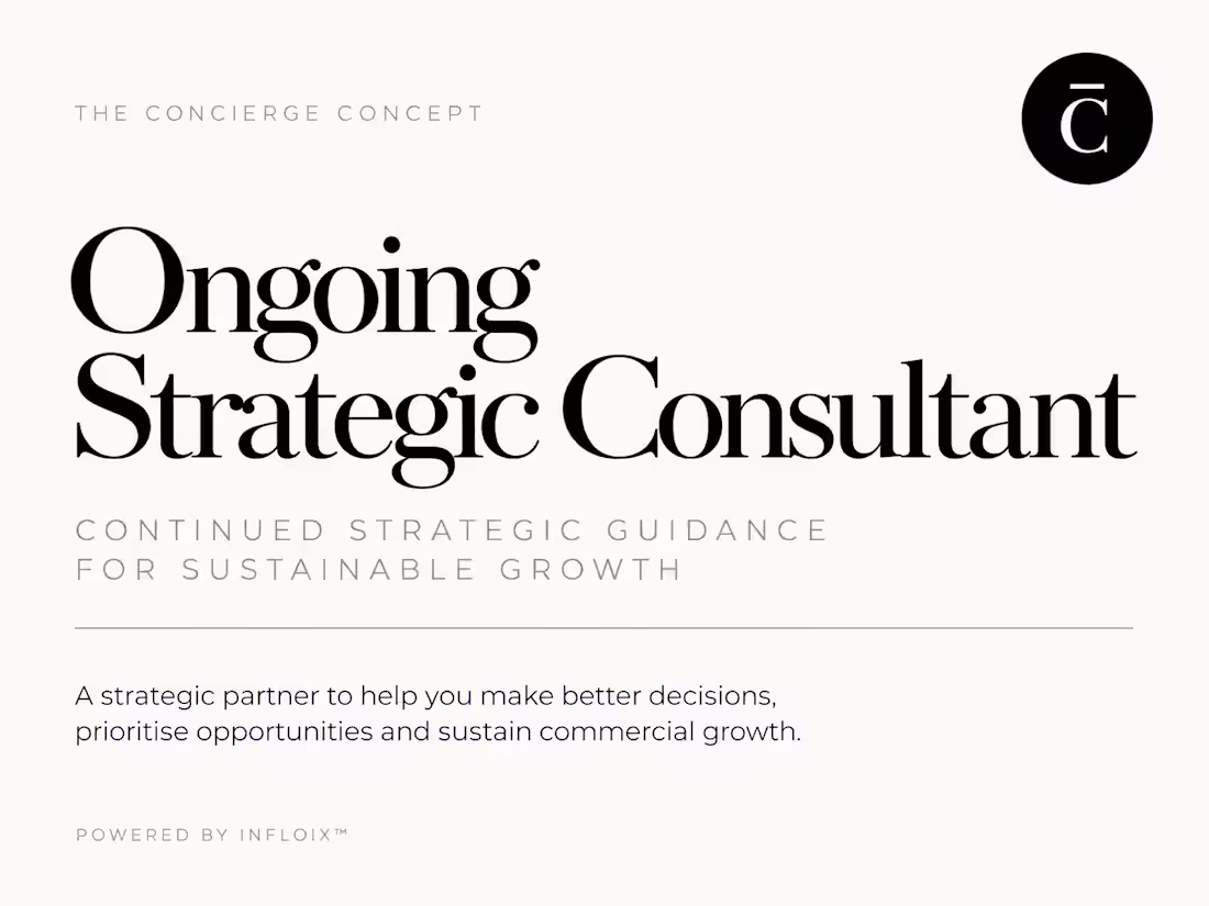 Cover image for Ongoing Strategic Consultant