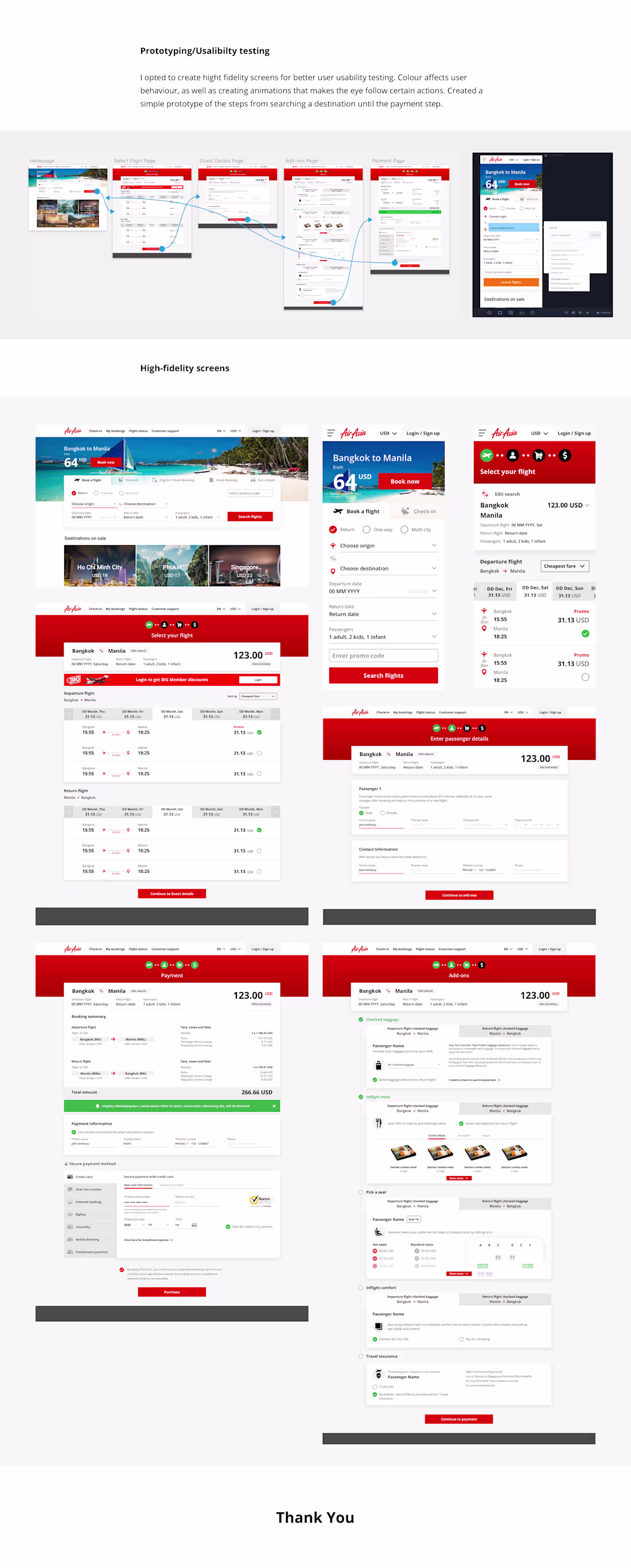 Cover image for Airline website booking journey case study