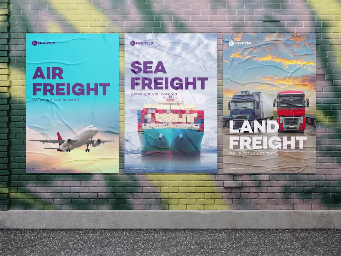 Cover image for Brand Design for a logistics firm