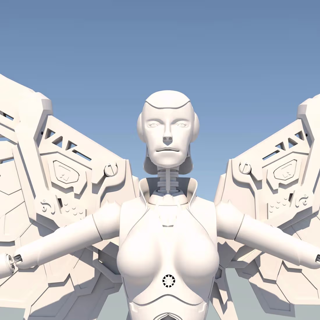 Cover image for 3D FEMALE Robot
