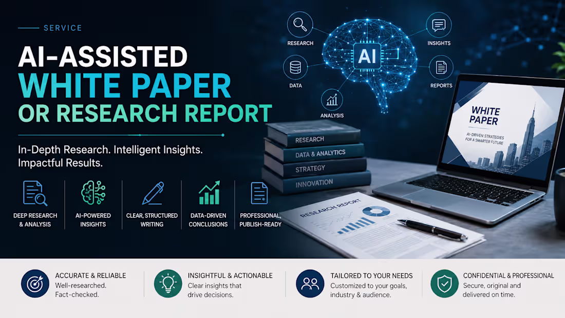 Cover image for AI-Assisted White Paper or Research Report