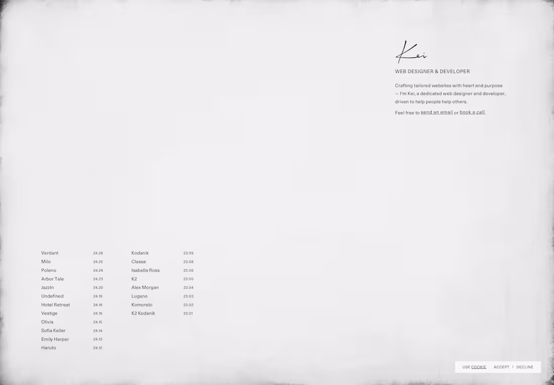 Cover image for https://kei.kyoto/ 