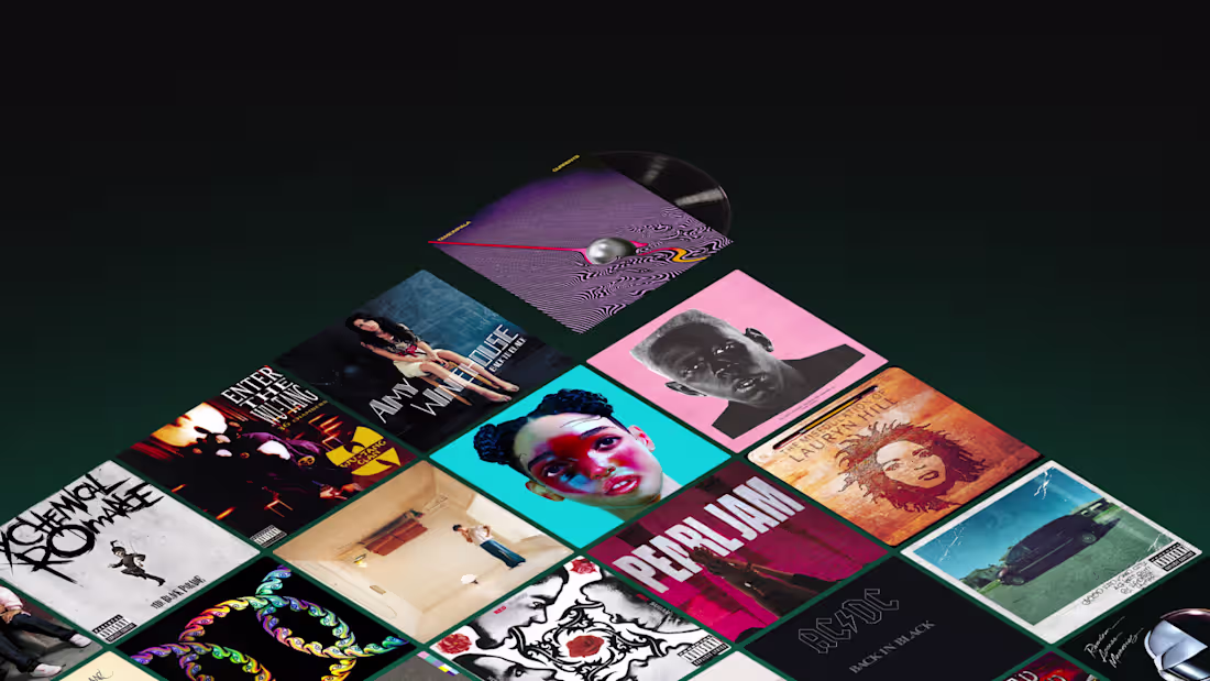 Cover image for Development of Vinyl.com's marketing and visual identity sid...