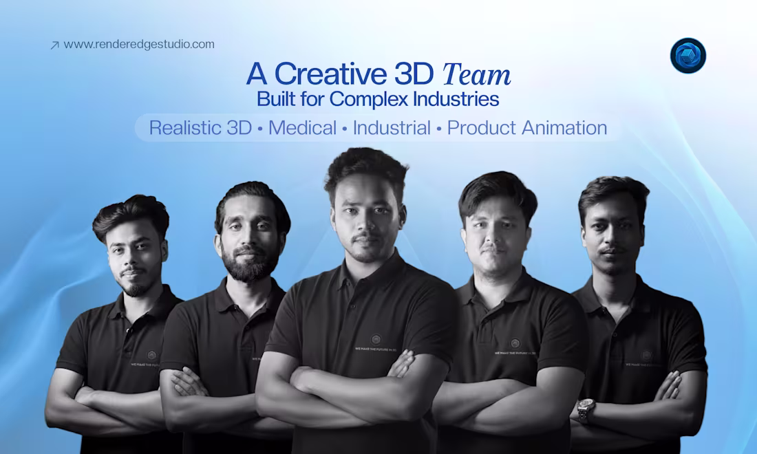 Cover image for 3D Motion Designer for Medical, Industrial & Product brands