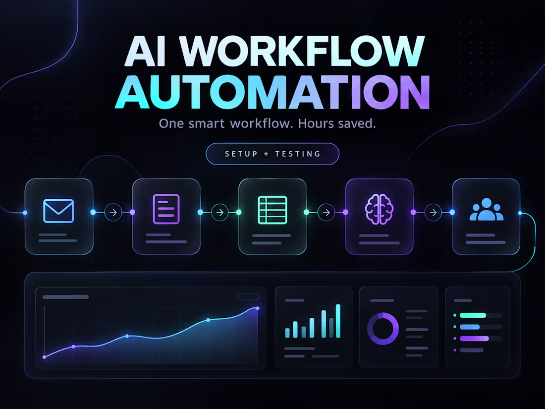 Cover image for AI Lead Intake and Follow-Up Workflow — Concept