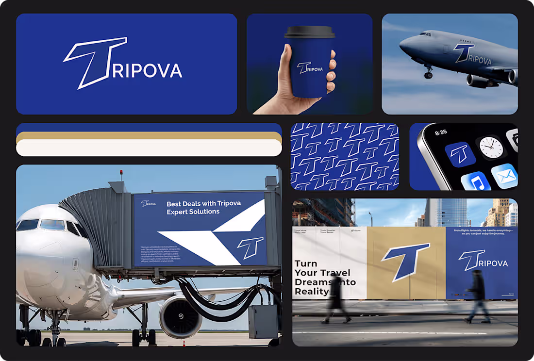 Cover image for Tripova — Brand Identity & Guidelines