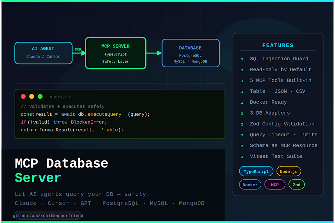Cover image for MCP Database Server - AI