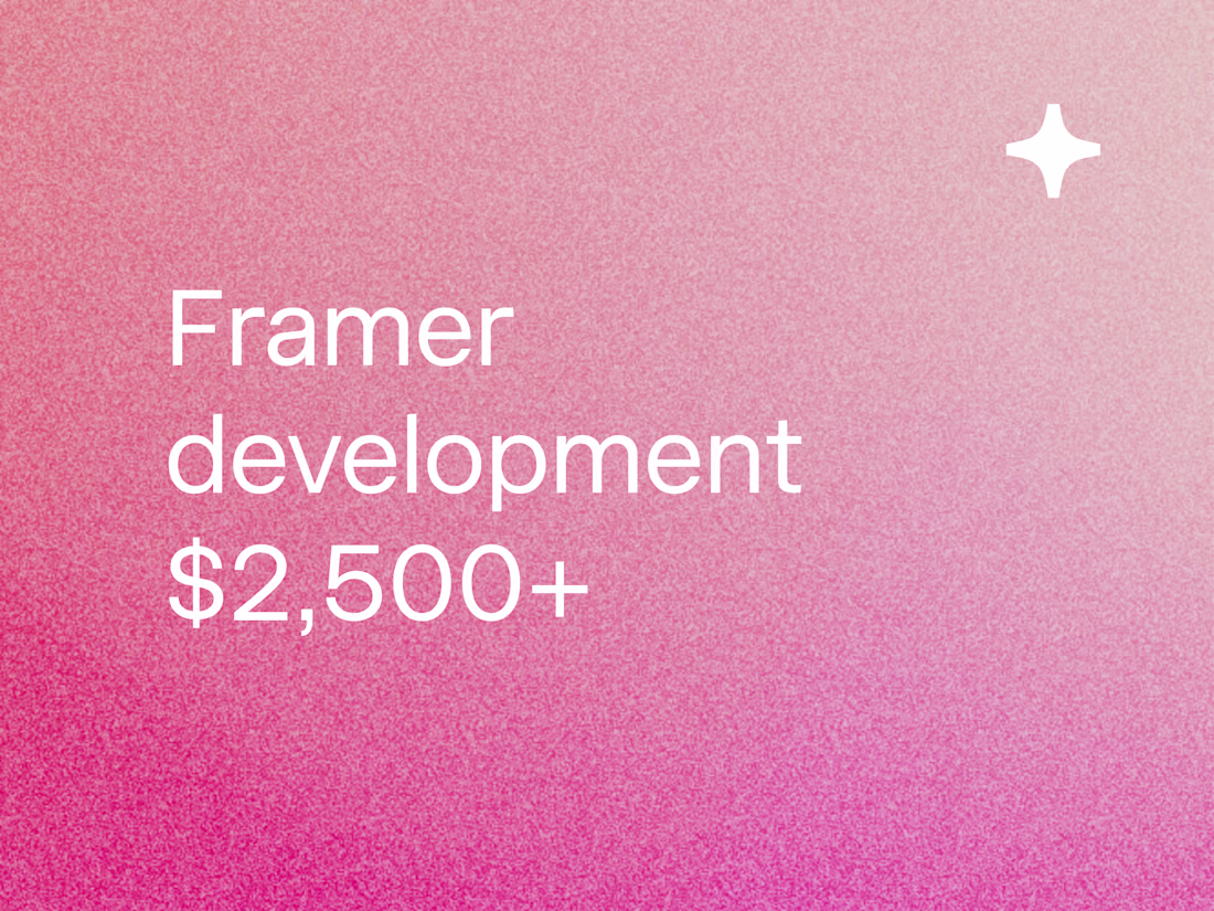 Cover image for Framer Landing Page (Development)