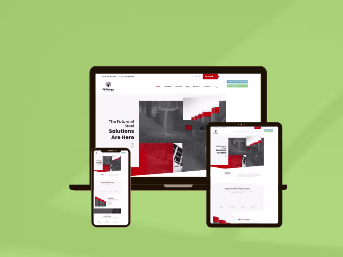 Cover image for Industry Website Revamp and Optimization Case Study