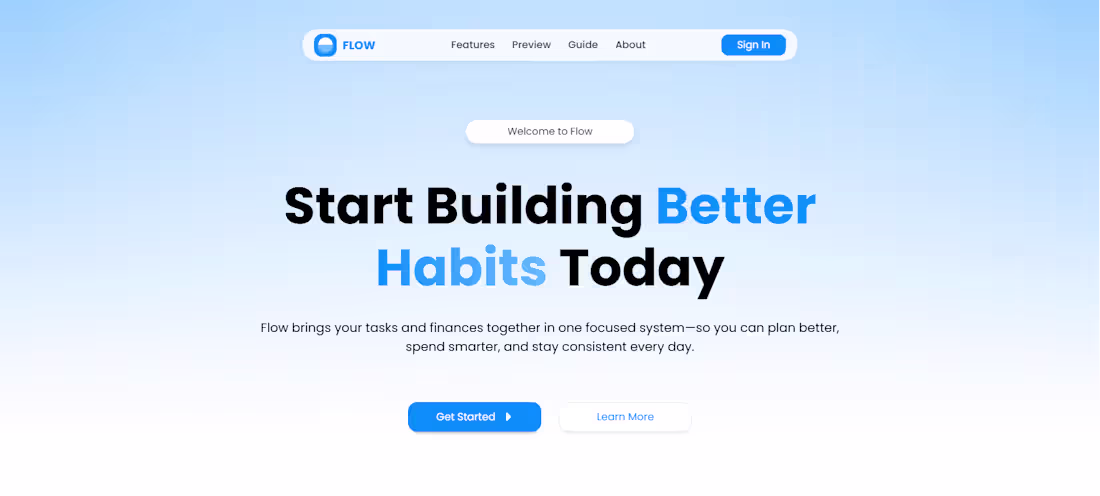 Cover image for A full-stack productivity and budget