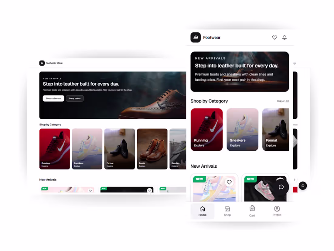 Cover image for FootwearStore - AI Powered Commerce