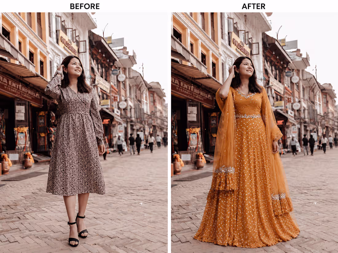 Cover image for Change the girl's dress from