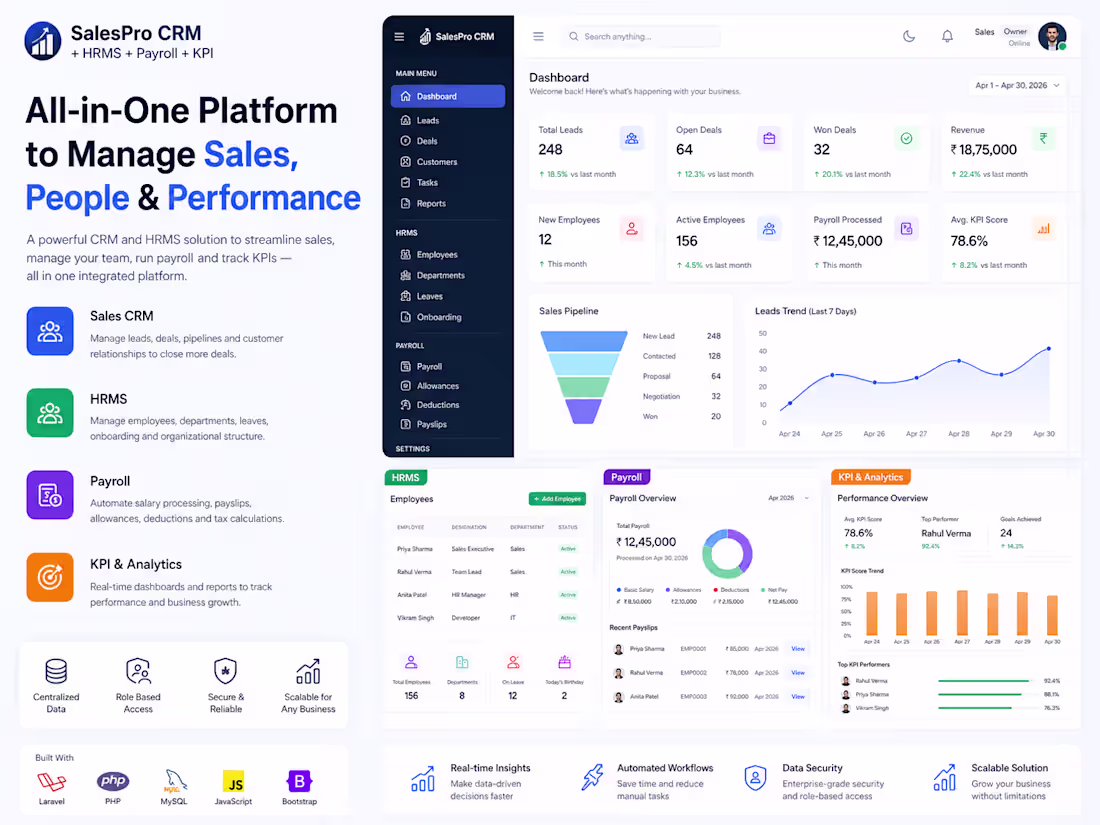 Cover image for 🚀 All-in-One Sales CRM +