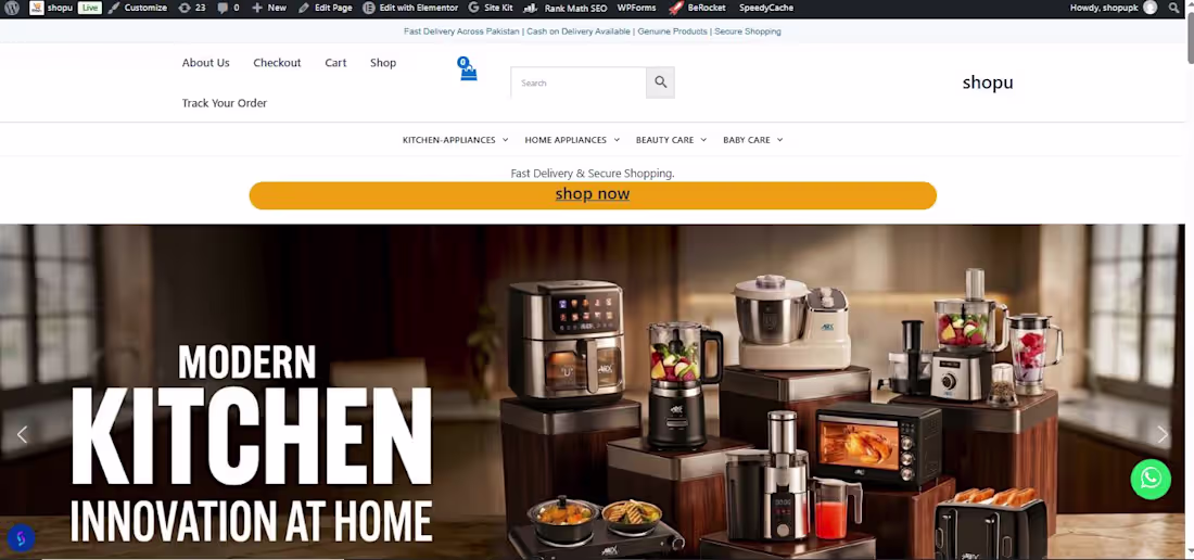 Cover image for Shopu.pk (http://Shopu.pk) – E-commerce Website
I