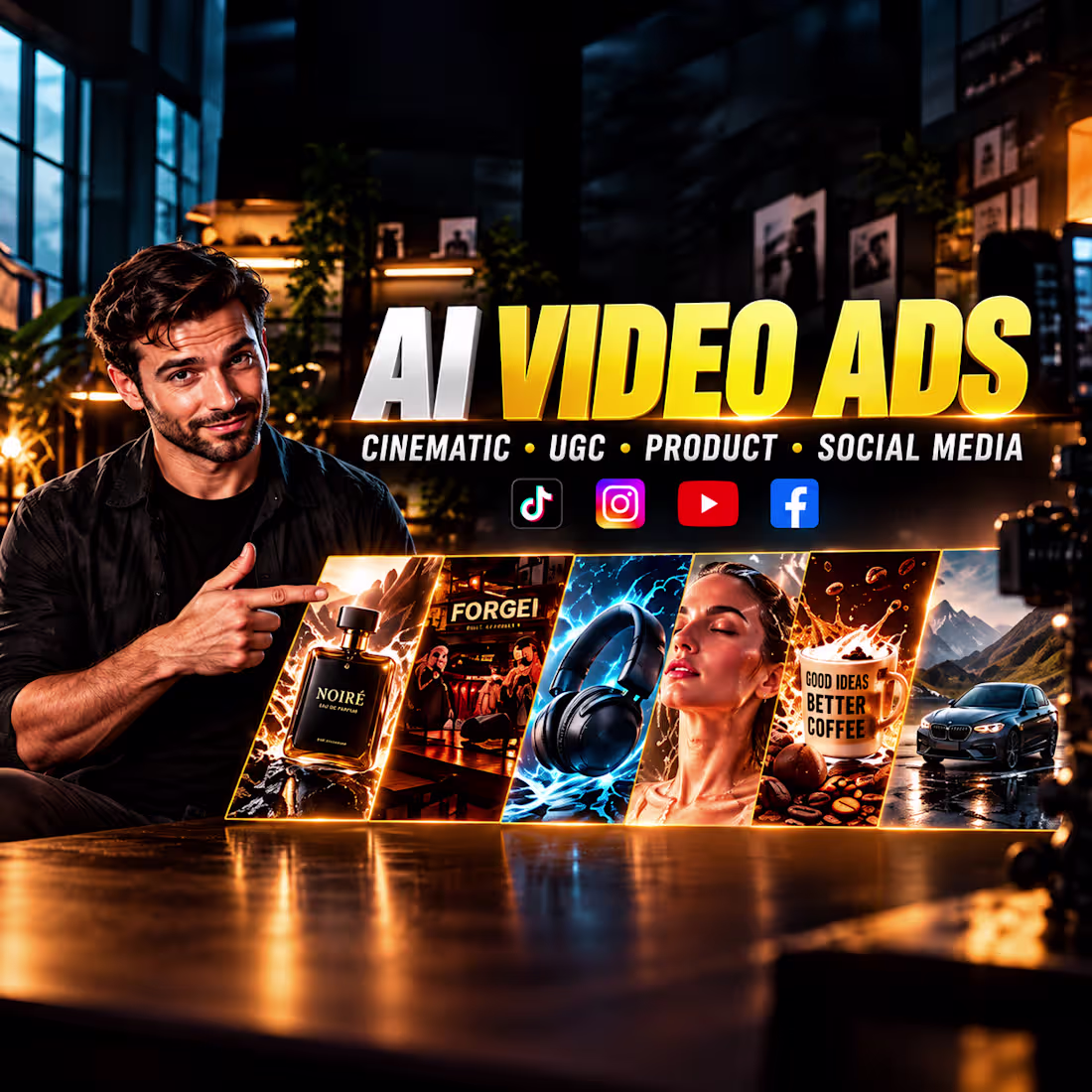 Cover image for Custom AI Video Ads & Commercials for Brands