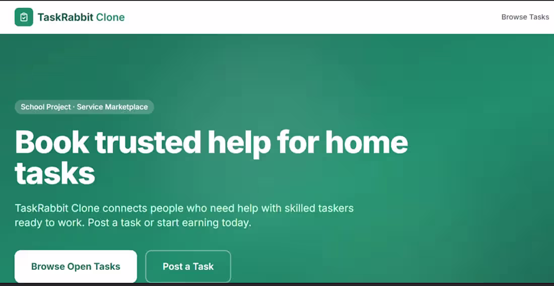 Cover image for On-demand service marketplace web platform