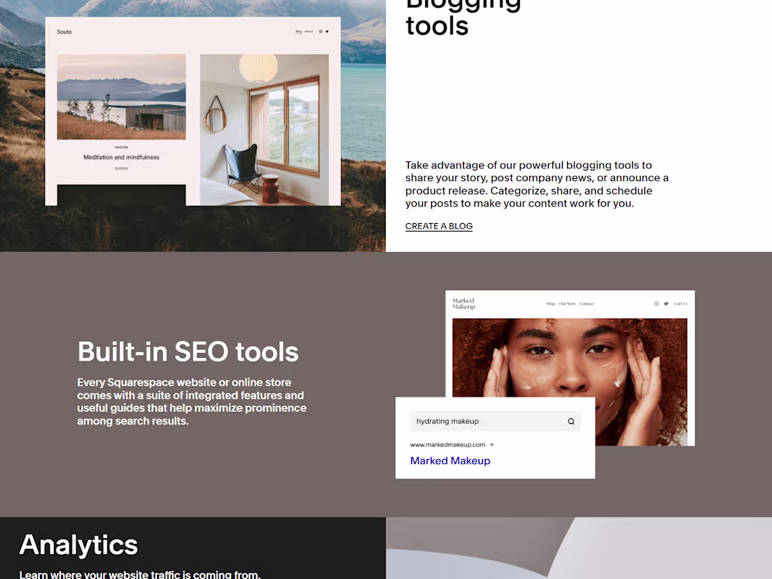 Cover image for Squarespace 5 - page Website.