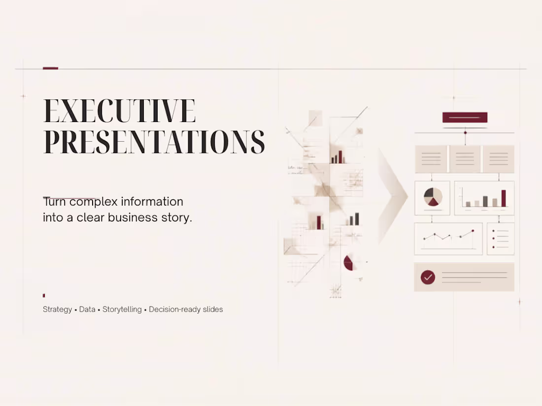Cover image for Executive Presentations & Business Storytelling
