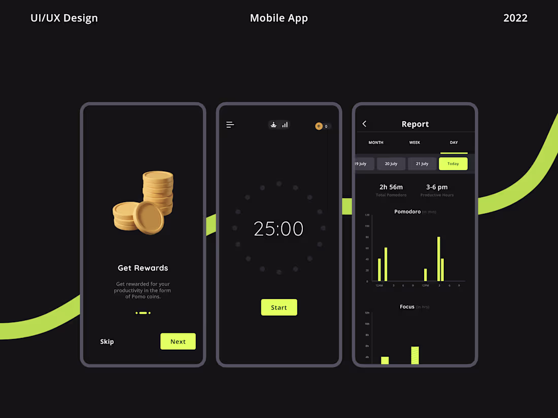 Cover image for Distraction Blocker App - Mobile App Design