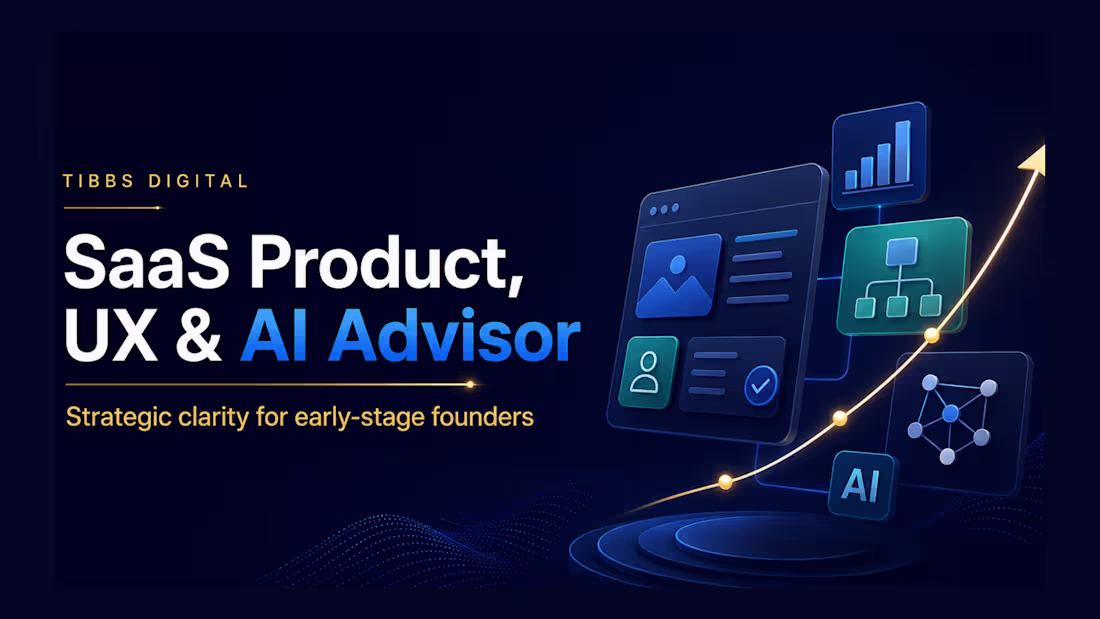 Cover image for SaaS Product, UX & AI Advisor Sprint