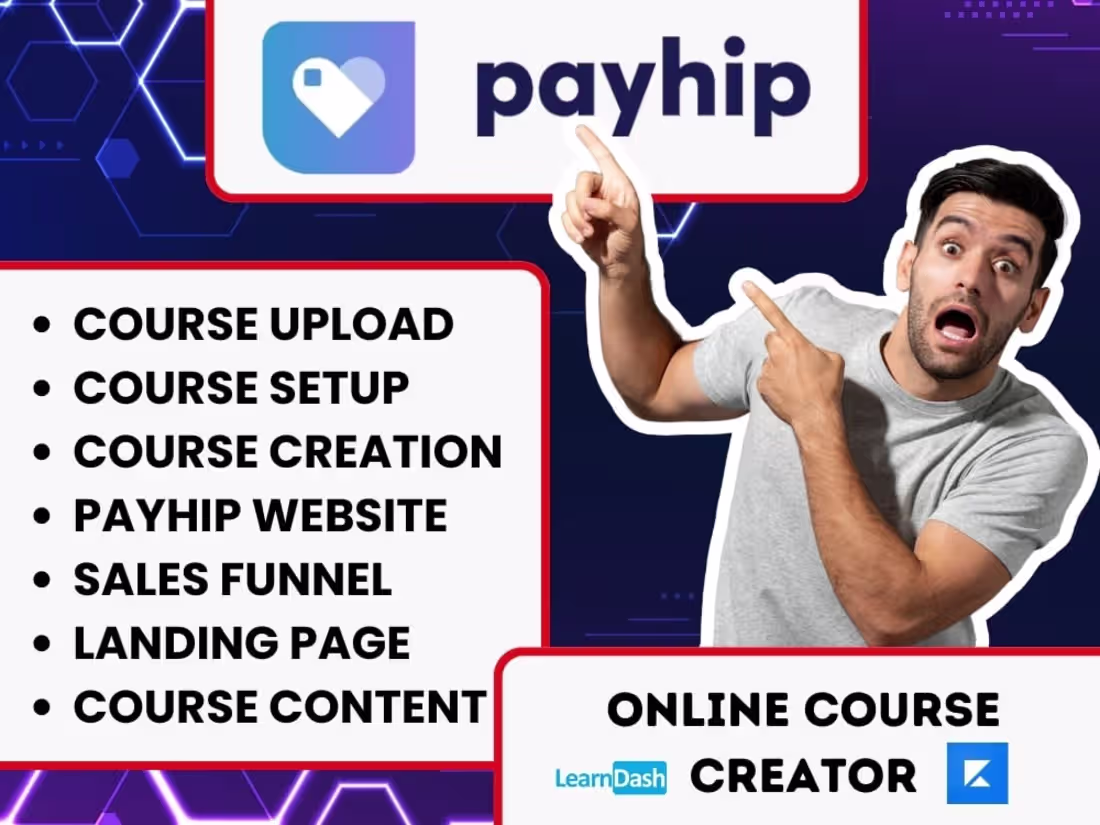 Cover image for You will get Payhip, Stanstore and LMS Online Stores 