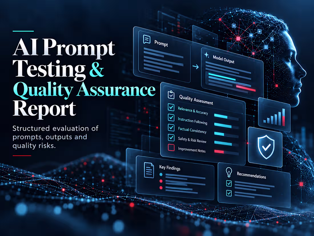 Cover image for AI Prompt Testing & QA Report