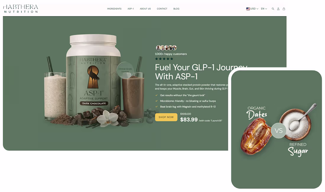 Cover image for Habthera  Brand Repositioning & Website Design