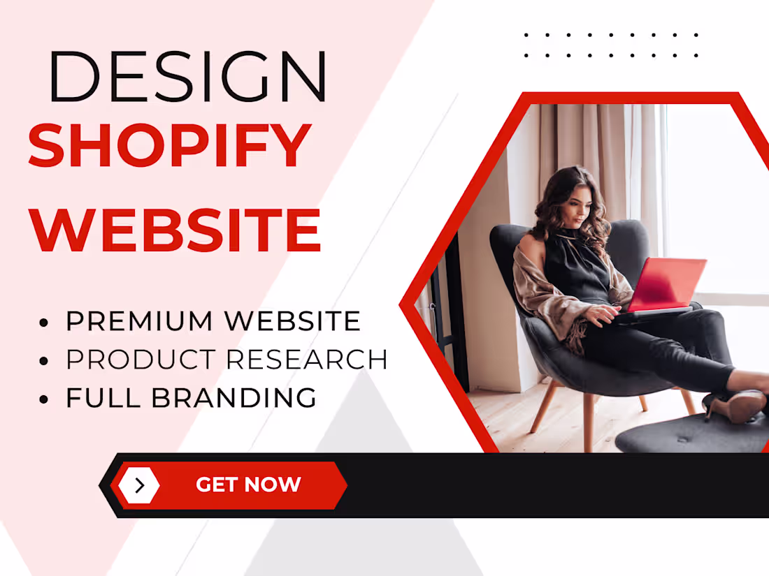 Cover image for I will design shopify dropshipping store redesign ecom website 