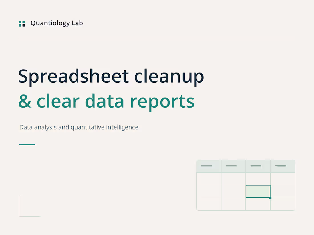 Cover image for Data cleaning & descriptive analysis