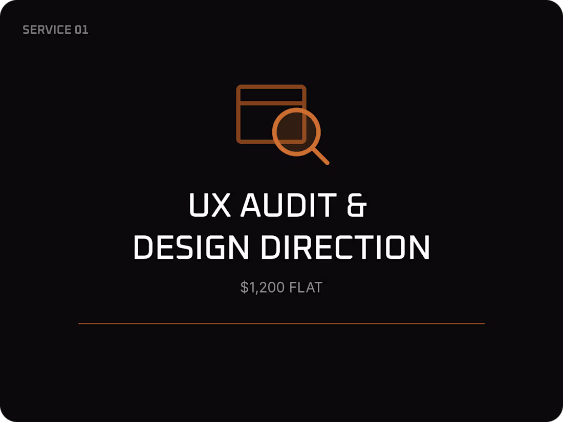 Cover image for UX Audit & Design Direction