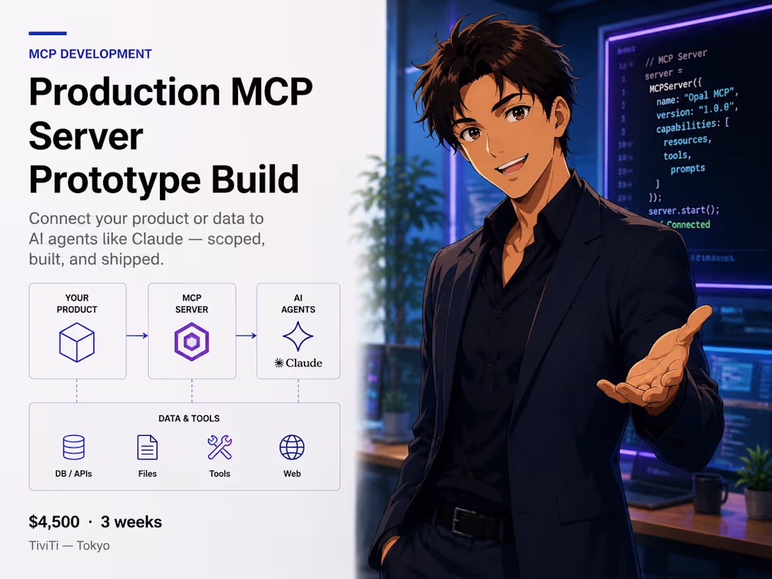 Cover image for Production MCP Server — Prototype Build