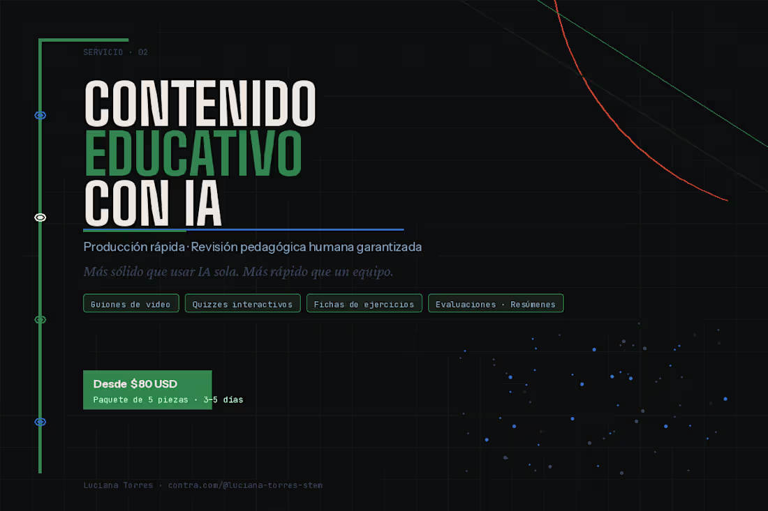 Cover image for Creación de Contenido Educativo con IA