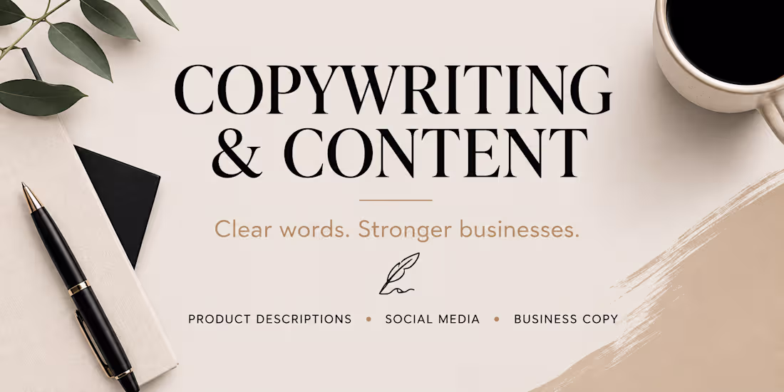 Cover image for Small Business Copywriting & Content