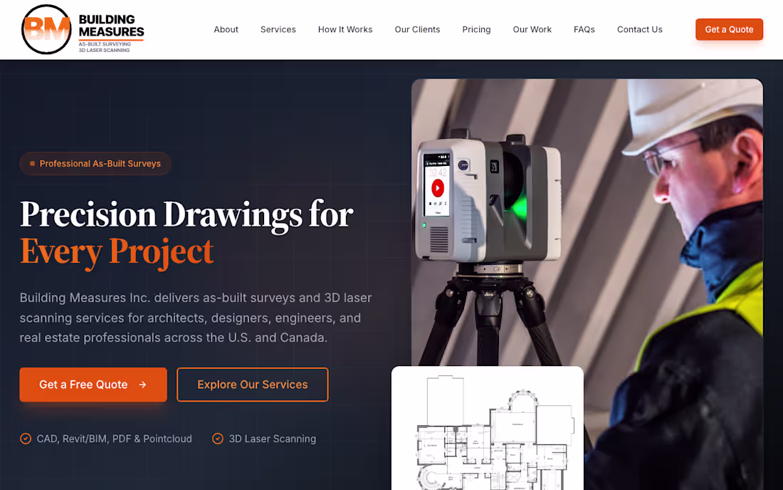Cover image for Building Measures: Website Redesign & Branding