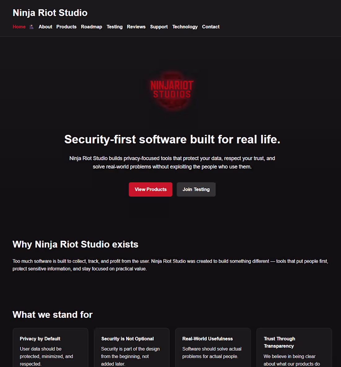 Cover image for Designed and developed the Ninja