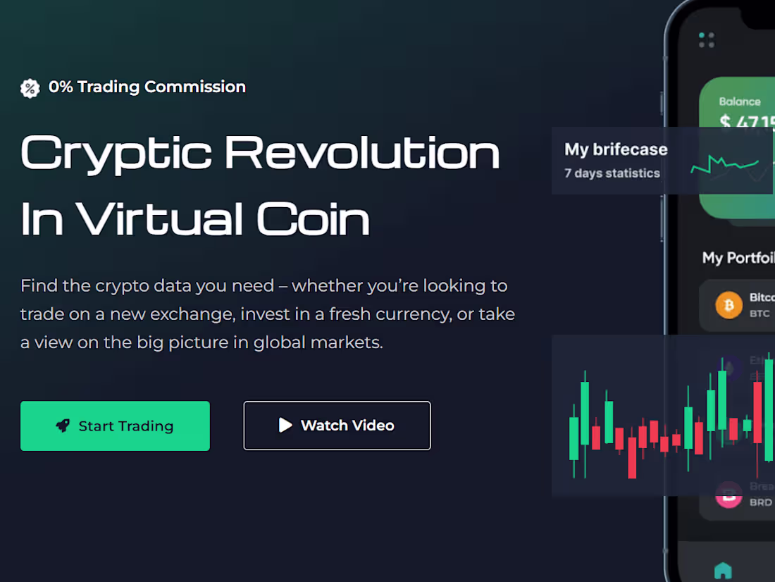 Cover image for Cryptocurrency Exchange Website