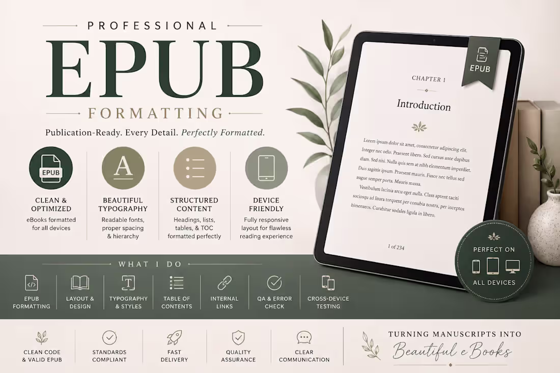 Cover image for KDP Book Formatting