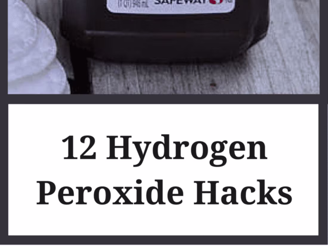 Cover image for 12 Tricks That Will Change The Way You Use Hydrogen Peroxide
