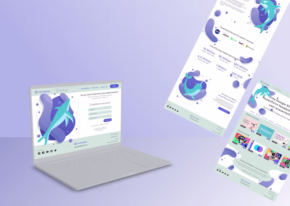 Cover image for CanvaPlex - Website design