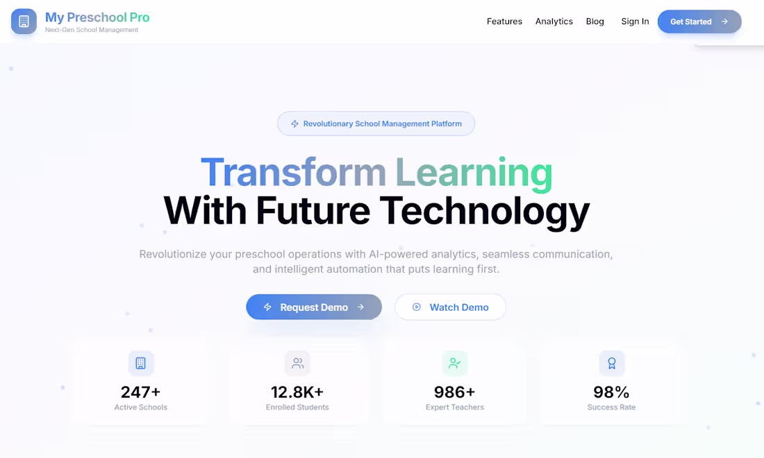 Cover image for Pre-School Admissions Optimization Platform