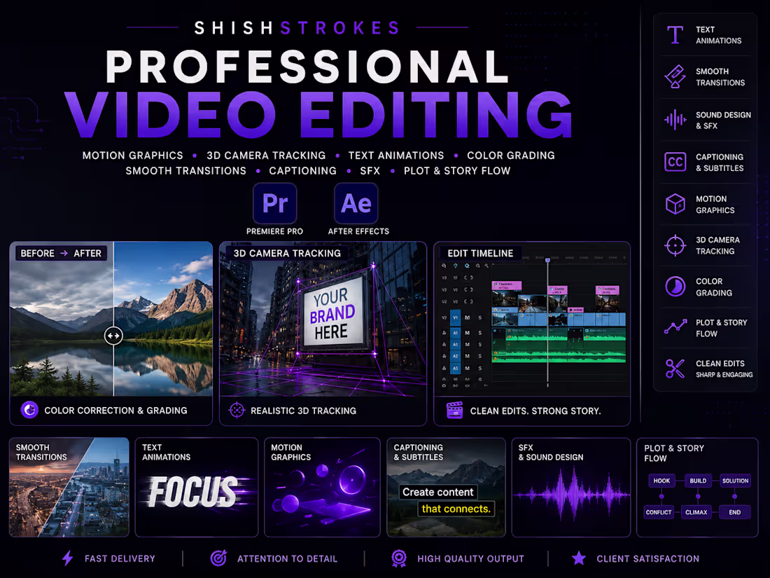 Cover image for Video Editing with Motion Graphics
