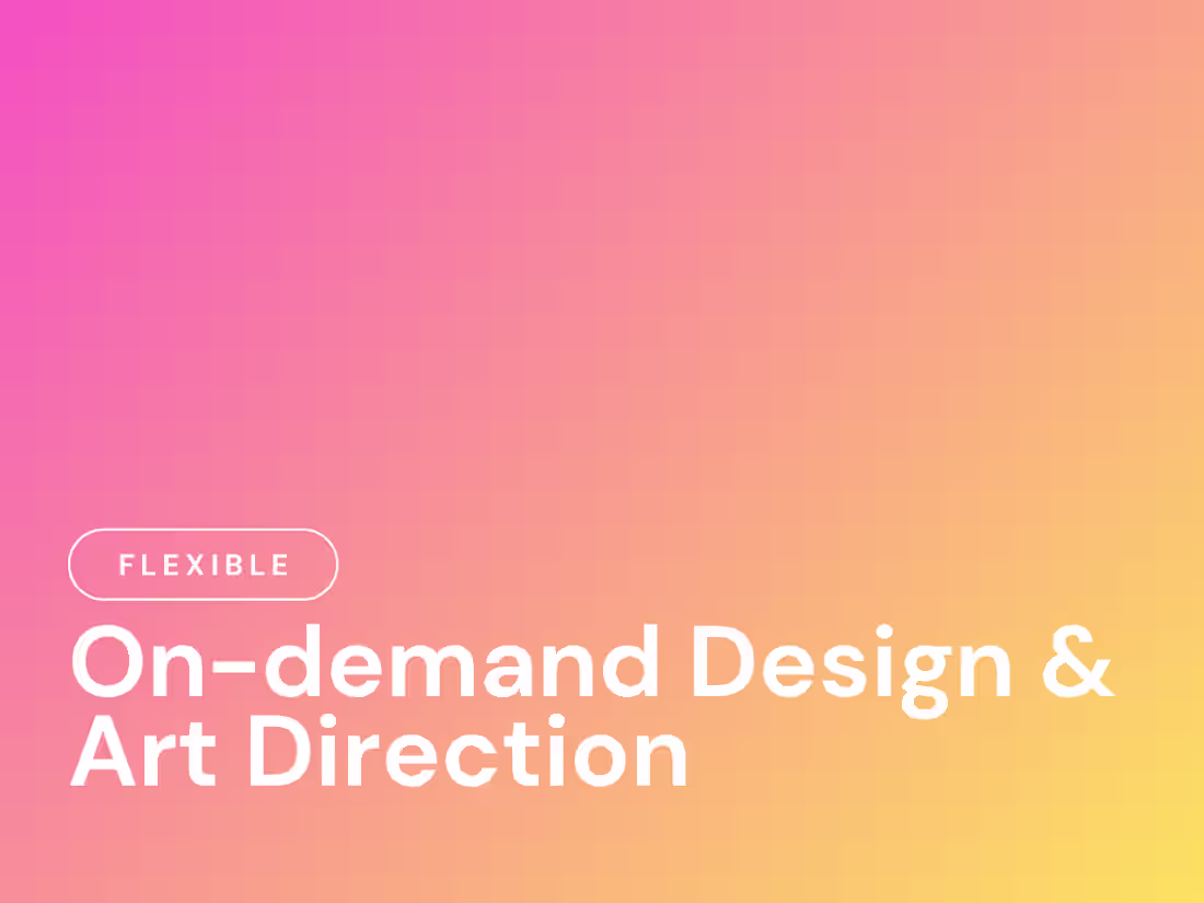 Cover image for Flex: Art Direction & Design Support