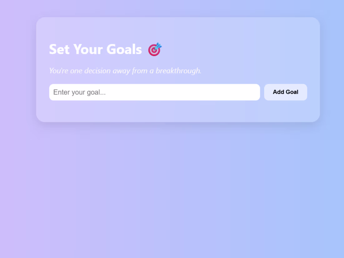 Cover image for Set Your Goals 🎯