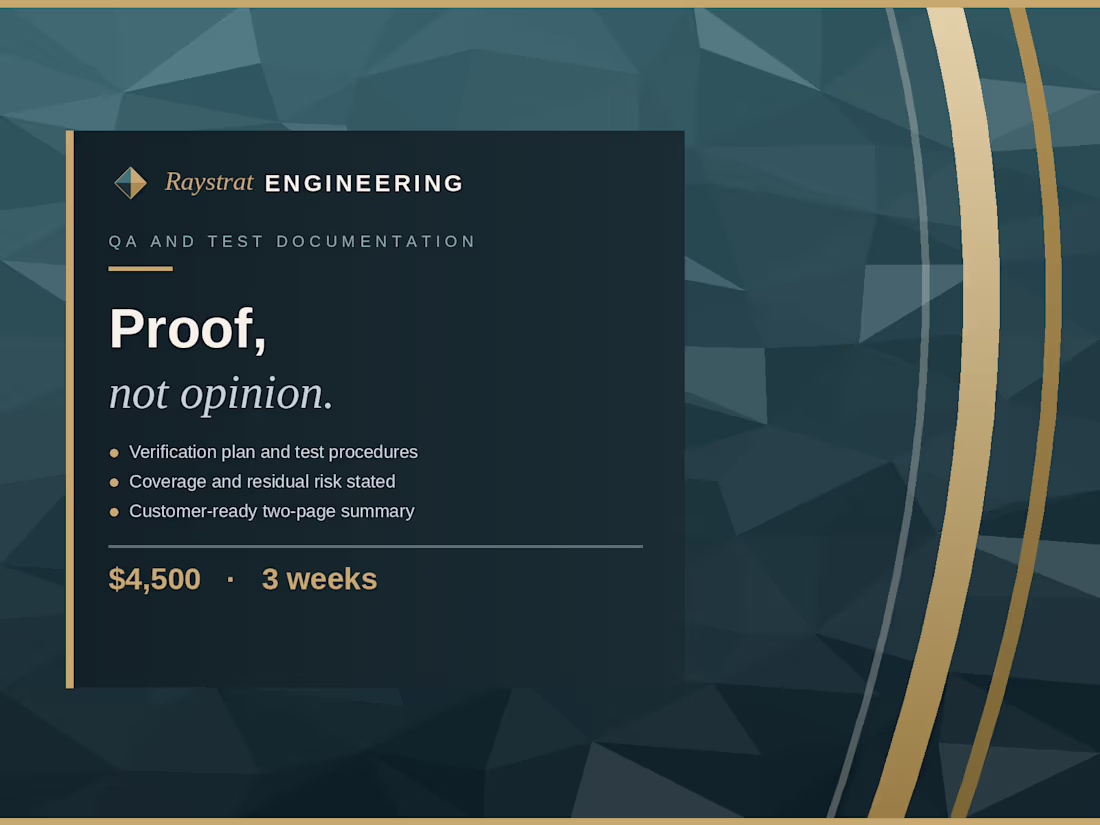 Cover image for QA and Test Documentation Package