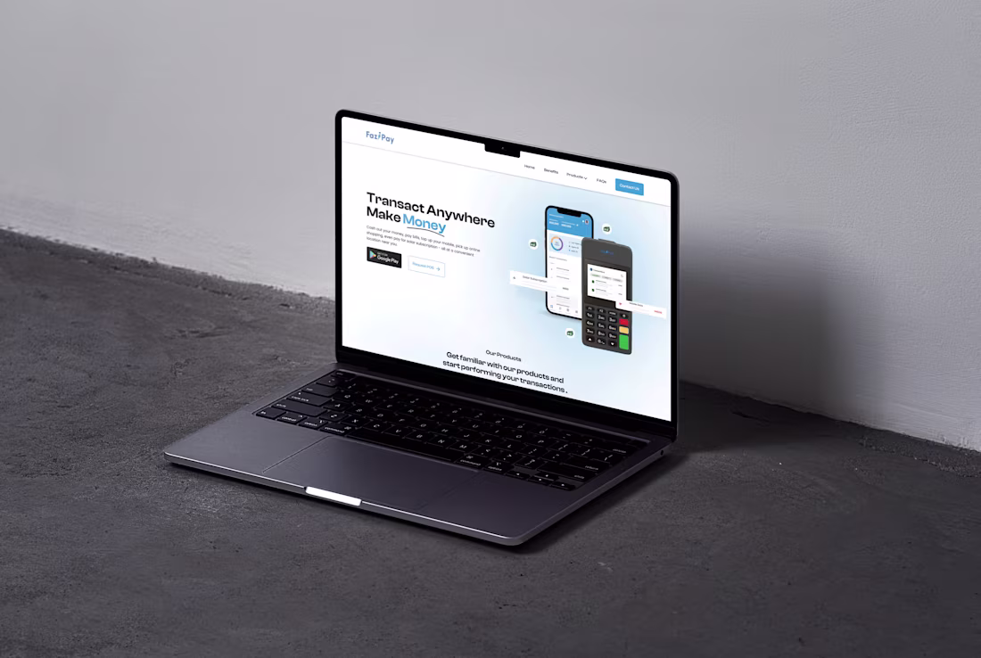 Cover image for FINTECH WEBSITE DESIGN