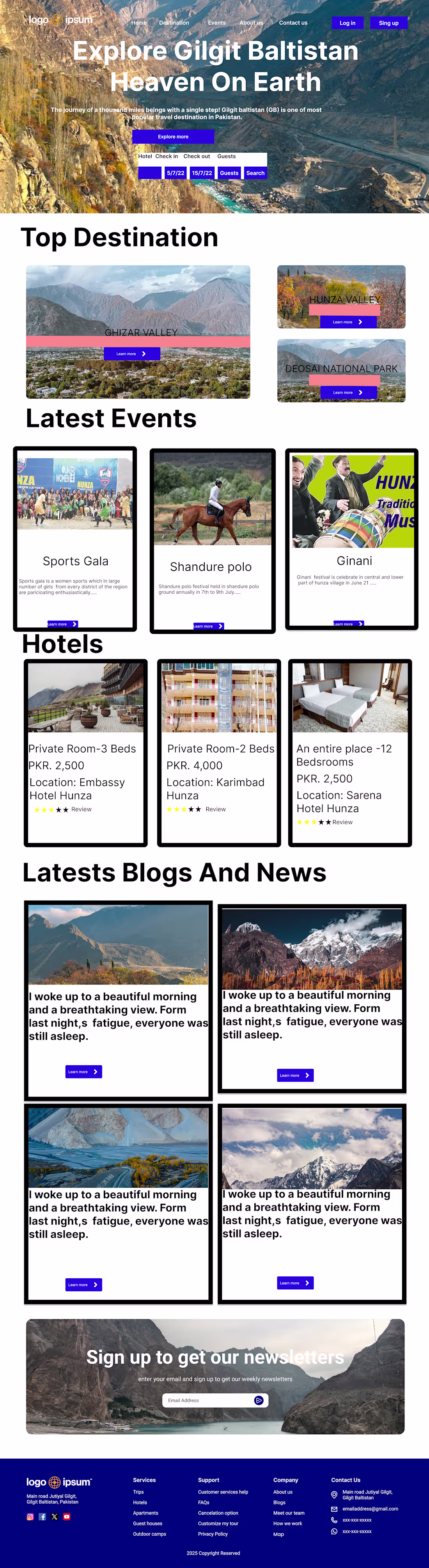Cover image for travel landing page