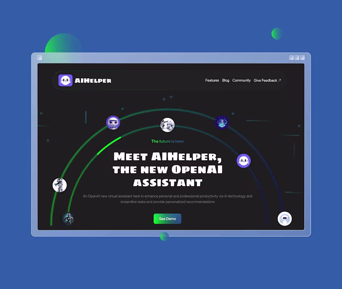 Cover image for AIHelper :: Behance